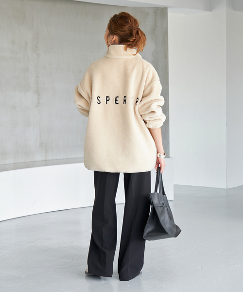 追加》バックロゴボアブルゾン（ブルゾン）｜Spick & Span