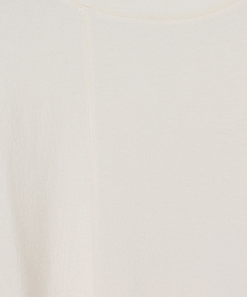 LEPSIM（レプシィム）の「アシメ切り替えプルオーバー　134438（Tシャツ/カットソー・レディース・オレンジ/オフホワイト/チャコールグレー・FREE）」の5枚目の写真