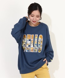 MINIONS（ミニオンズ）の「親子お揃い ミニオン レンチキュラー トレーナー 9787A（スウェット）」
