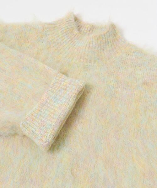 ITEMS URBANRESEARCH（アイテムズ アーバンリサーチ）の「ミックスシャギーハイネックニット（ニット/セーター・レディース・ライトグレー/イエロー/ブルー・FREE）」の12枚目の写真