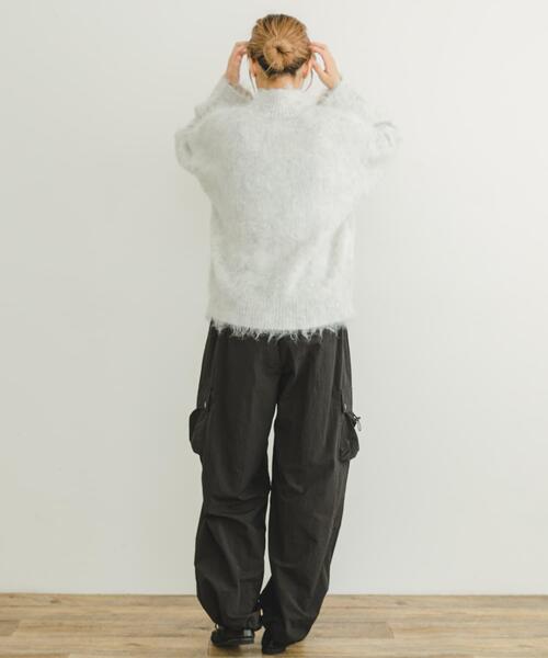 ITEMS URBANRESEARCH（アイテムズ アーバンリサーチ）の「ミックスシャギーハイネックニット（ニット/セーター・レディース・ライトグレー/イエロー/ブルー・FREE）」の16枚目の写真