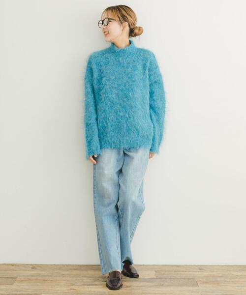 セール】ミックスシャギーハイネックニット（ニット/セーター）｜ITEMS