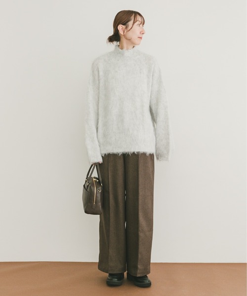 セール】ミックスシャギーハイネックニット（ニット/セーター）｜ITEMS