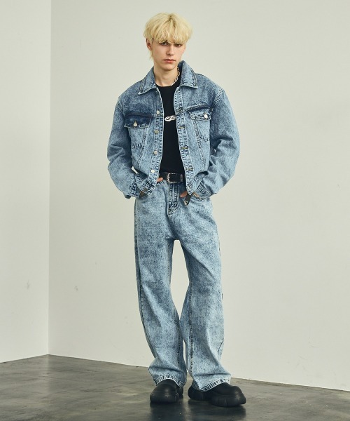 ♡ママたん♡❣️TWWデニム　XXS/S washed blue TWWデニム washed-blue XXS/S - メルカリ