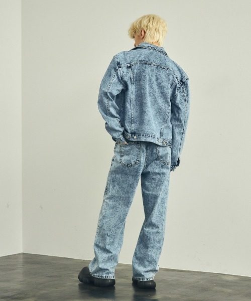 【新品】 GYDA ケミカルウォッシュデニムセットアップ XS 新品】 GYDA ケミカルウォッシュデニムセットアップ XS - メルカリ