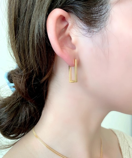 DECOUVERTE /18KYG フープピアス　両耳　GIGI好きな方にも DECOUVERTE /18KYG フープピアス 両耳 GIGI好きな方にも