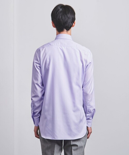 UNITED ARROWS(ユナイテッドアローズ)の「イージーケア ライラック ブロード タブカラーシャツ -抗菌防臭-(シャツ/ブラウス・メンズ・ライラック・42cm/41cm/40cm/39cm/38cm/37cm/43cm)」の7枚目の写真