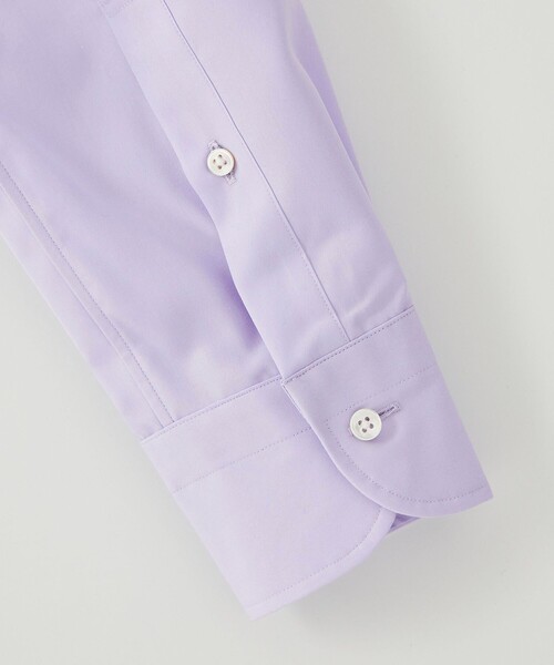 UNITED ARROWS(ユナイテッドアローズ)の「イージーケア ライラック ブロード タブカラーシャツ -抗菌防臭-(シャツ/ブラウス・メンズ・ライラック・42cm/41cm/40cm/39cm/38cm/37cm/43cm)」の11枚目の写真