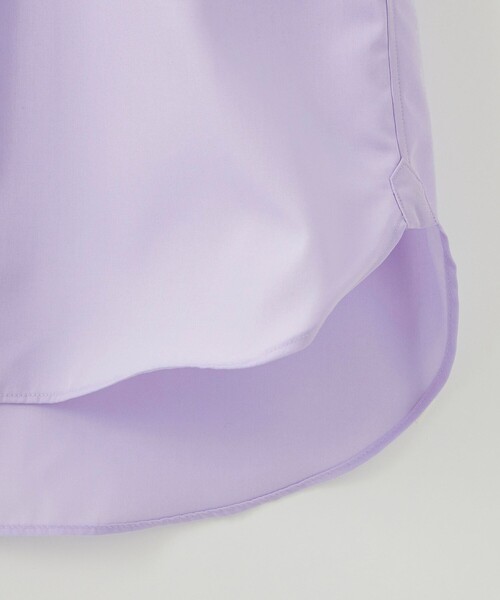 UNITED ARROWS(ユナイテッドアローズ)の「イージーケア ライラック ブロード タブカラーシャツ -抗菌防臭-(シャツ/ブラウス・メンズ・ライラック・42cm/41cm/40cm/39cm/38cm/37cm/43cm)」の12枚目の写真