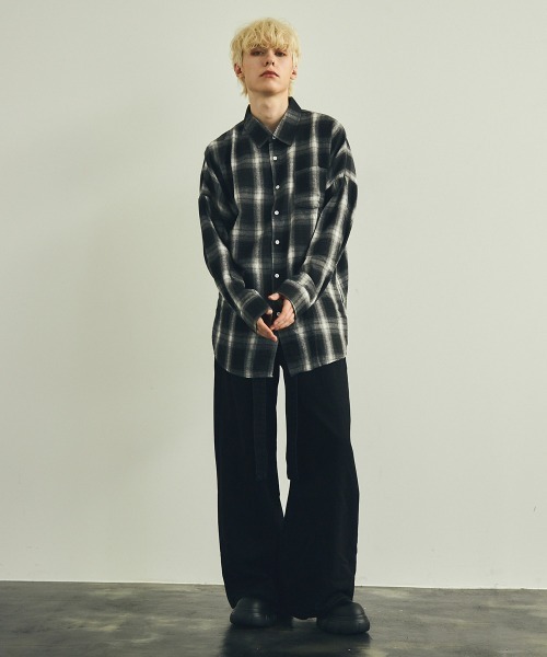 bloom様PENDLETON フランネル長袖シャツ オレンジブラウンチェック bloom様PENDLETON フランネル長袖シャツ オレンジブラウンチェック