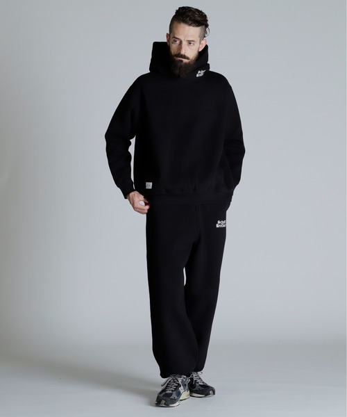 schott（ショット）の「Schott/ショット/B.S.HOODED SWEAT/ブラックシープ スウェット パーカー（パーカー・メンズ・ブラック系/ブラック・M/L/XL）」の15枚目の写真