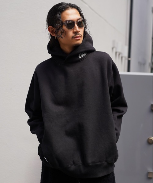 schott（ショット）の「Schott/ショット/B.S.HOODED SWEAT/ブラックシープ スウェット パーカー（パーカー・メンズ・ブラック系/ブラック・M/L/XL）」の17枚目の写真