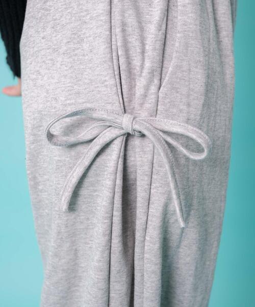 WOND（ウォンド）の「サイドリボンスウェットパンツ（スウェットパンツ・レディース・ブラック/グレー・FREE）」の20枚目の写真