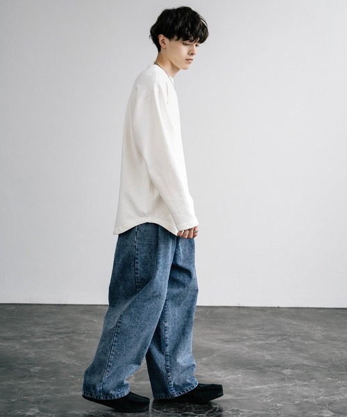 KRIFF MAYER クリフメイヤー ヘビーウエイト ピグメントラフクルーネックスウェット 2425802（スウェット）｜KRIFF MAYER（クリフメイヤー）