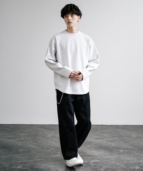 KRIFF MAYER クリフメイヤー ヘビーウエイト ピグメントラフクルーネックスウェット 2425802（スウェット）｜KRIFF MAYER（クリフメイヤー）