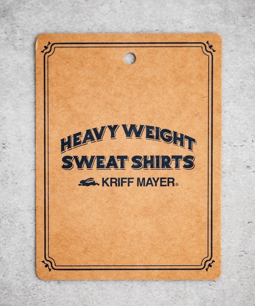 KRIFF MAYER クリフメイヤー ヘビーウエイト ピグメントラフクルーネックスウェット 2425802（スウェット）｜KRIFF MAYER（クリフメイヤー）
