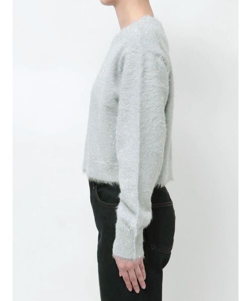 TWINKLE SHAGGY BACK RIBBON KNIT/トゥインクルシャギーバックリボンニット（ニット/セーター）｜CALNAMUR（カルナムール）