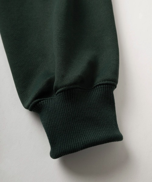 BEVERLY HILLS POLO CLUB(ビバリーヒルズポロクラブ)の「【BEVERLY HILLS POLO CLUB/ビバリーヒルズポロクラブ】ブランドロゴ ワンポイント刺繍 ハーフジップ/プルオーバー/スウェットトレーナー/ワイドシルエット/裏起毛(スウェット・メンズ・ブラック/アイボリー/ネイビー/ブラウン/グリーン・M/L/XL)」の11枚目の写真