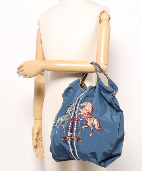 ◆WEB限定 展開◆【Ball&Chain】TWO.HORSES（エコバッグ/サブバッグ）｜Scrap Book（スクラップブック）