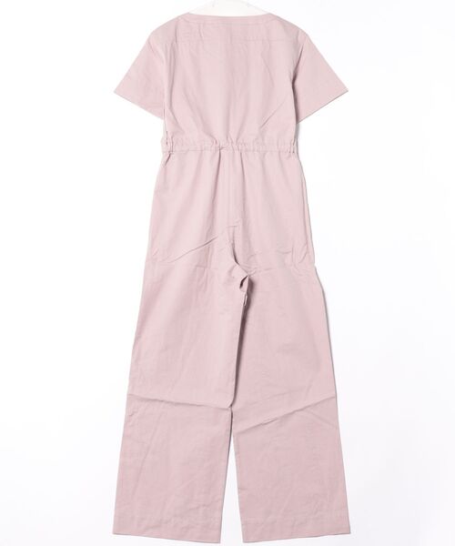 KEnTe(ケンテ)の「Cotton Jumpsuit(つなぎ/オールインワン・レディース・ピンク/カーキ・M)」の9枚目の写真