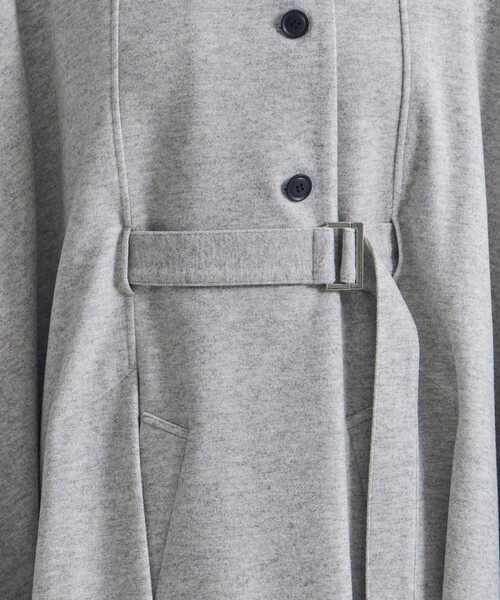 UNITED TOKYO(ユナイテッドトウキョウ)の「ロングケープコート(ポンチョ・レディース・ダークグレー/ライトグレー・FREE)」の12枚目の写真