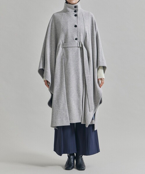 UNITED TOKYO(ユナイテッドトウキョウ)の「ロングケープコート(ポンチョ・レディース・ダークグレー/ライトグレー・FREE)」の21枚目の写真