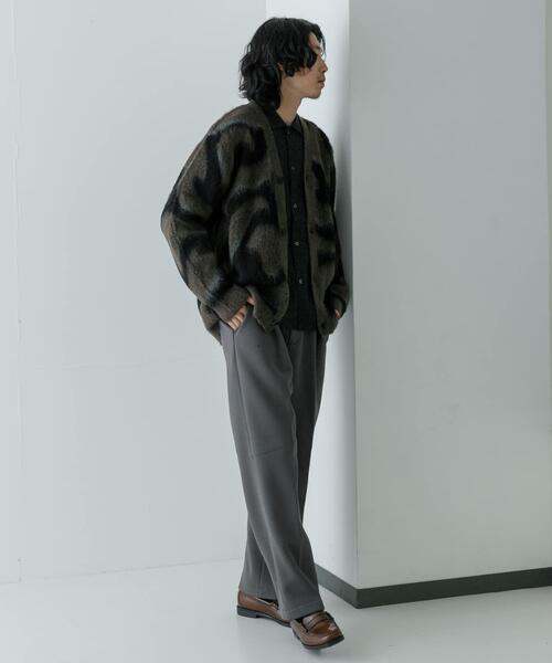 URBAN RESEARCH（アーバンリサーチ）の「URBAN RESEARCH iD　パターン起毛カーディガン（カーディガン/ボレロ・メンズ・ブラウン/ネイビー・MEDIUM/LARGE）」の10枚目の写真