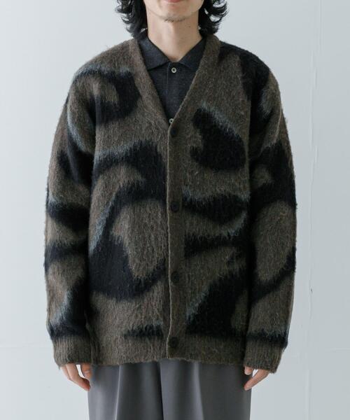 URBAN RESEARCH（アーバンリサーチ）の「URBAN RESEARCH iD　パターン起毛カーディガン（カーディガン/ボレロ・メンズ・ブラウン/ネイビー・MEDIUM/LARGE）」の13枚目の写真