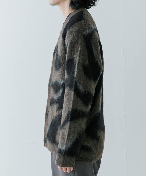URBAN RESEARCH（アーバンリサーチ）の「URBAN RESEARCH iD　パターン起毛カーディガン（カーディガン/ボレロ・メンズ・ブラウン/ネイビー・MEDIUM/LARGE）」の9枚目の写真