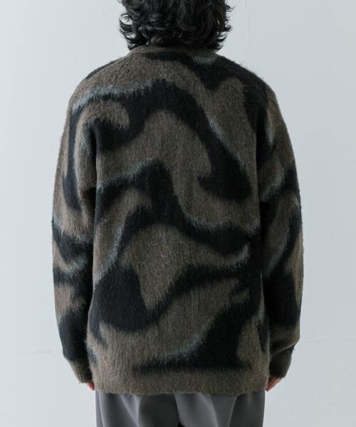 URBAN RESEARCH（アーバンリサーチ）の「URBAN RESEARCH iD　パターン起毛カーディガン（カーディガン/ボレロ・メンズ・ブラウン/ネイビー・MEDIUM/LARGE）」の11枚目の写真