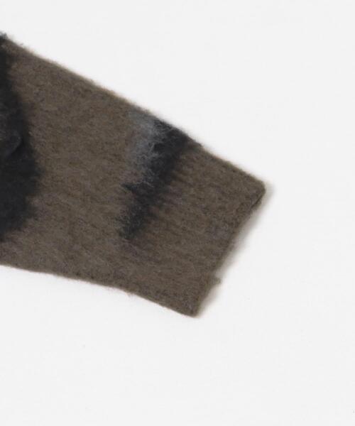 URBAN RESEARCH（アーバンリサーチ）の「URBAN RESEARCH iD　パターン起毛カーディガン（カーディガン/ボレロ・メンズ・ブラウン/ネイビー・MEDIUM/LARGE）」の4枚目の写真