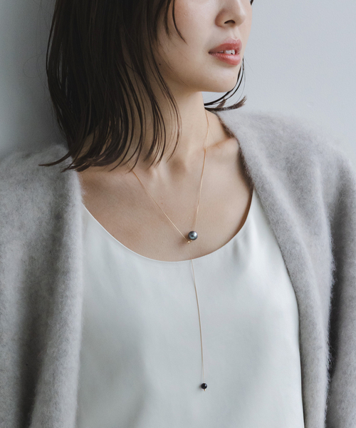 gigi 380mm iena（GIGI⁄ジジ Gold line necklace(380mm
