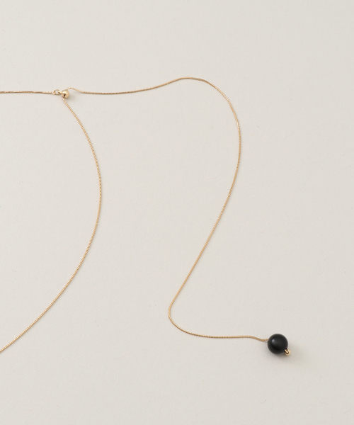 《NOBLE別注》GIGI/ジジ onyx SLIDE necklace（ネックレス）｜GIGI（ジジ）