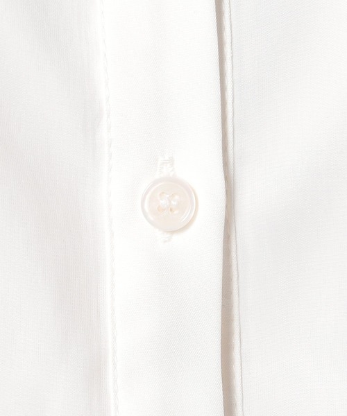 Grand PARK（グランドパーク）の「オーガンジー ドッキング長袖ブラウス（シャツ/ブラウス・レディース・ネイビー/グレー/ホワイト・FREE）」の15枚目の写真