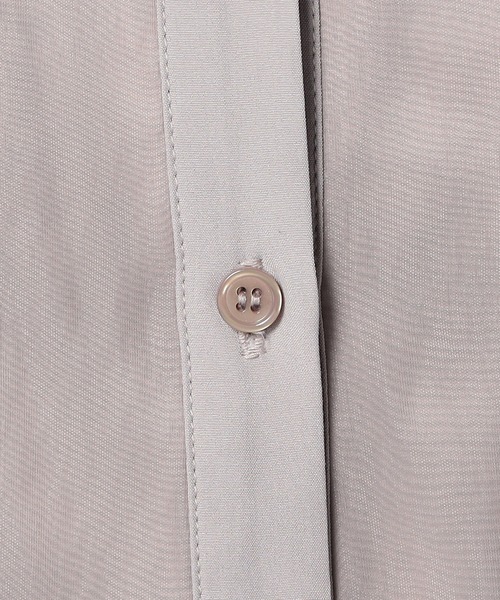 Grand PARK（グランドパーク）の「オーガンジー ドッキング長袖ブラウス（シャツ/ブラウス・レディース・ネイビー/グレー/ホワイト・FREE）」の16枚目の写真