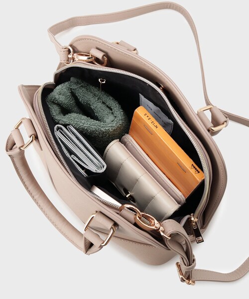 THE SHOP TK （ザ ショップ ティーケー ）の「ラウンド型オケージョンBAG（ショルダーバッグ・レディース・ブラック/ベージュ・00）」の12枚目の写真