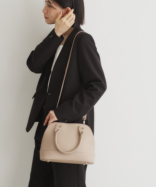 THE SHOP TK （ザ ショップ ティーケー ）の「ラウンド型オケージョンBAG（ショルダーバッグ・レディース・ブラック/ベージュ・00）」の7枚目の写真