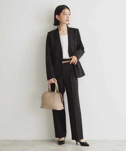 THE SHOP TK （ザ ショップ ティーケー ）の「ラウンド型オケージョンBAG（ショルダーバッグ・レディース・ブラック/ベージュ・00）」の8枚目の写真