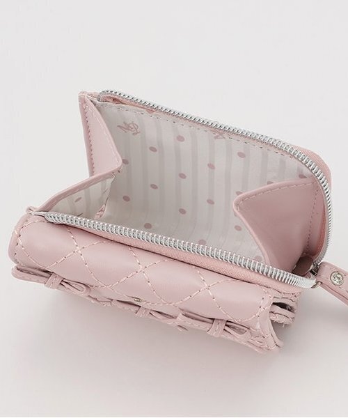 セール】リボン×きらきらラインストーンウォレット（その他小物