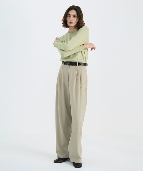 CHAIN LEATHER BELT（ベルト）｜CLANE（クラネ）のファッション