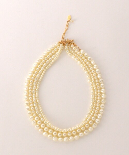 green label relaxing（グリーンレーベルリラクシング）の「マルチウェイ ネックレス（ネックレス・レディース・オフホワイト・FREE）」の8枚目の写真