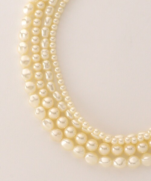 green label relaxing（グリーンレーベルリラクシング）の「マルチウェイ ネックレス（ネックレス・レディース・オフホワイト・FREE）」の2枚目の写真