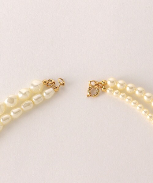 green label relaxing（グリーンレーベルリラクシング）の「マルチウェイ ネックレス（ネックレス・レディース・オフホワイト・FREE）」の3枚目の写真