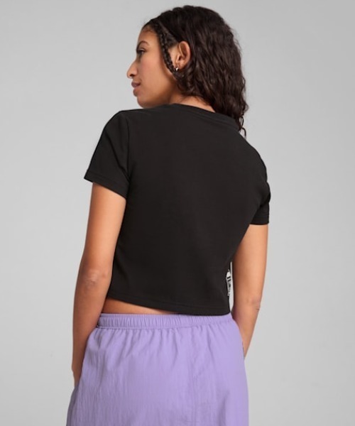 PUMA（プーマ）の「PUMA X HELLO KITTY  キティコラボ/ミニTシャツ 631613（Tシャツ/カットソー・レディース・ブラック/ライトブルー/オフホワイト・M/L）」の13枚目の写真