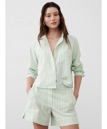 BANANA REPUBLIC FACTORY STORE（バナナリパブリック ファクトリーストア）の「BANANA REPUBLIC FACTORY STORE　　リネンブレンドクロップドシャツ（シャツ/ブラウス）」