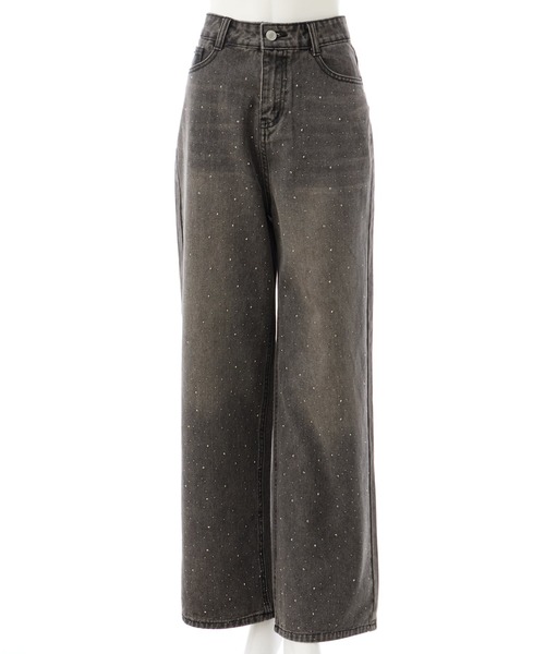 INGNI（イング）の「オーロララインストーン付デニムパンツ（デニムパンツ・レディース・グレー/ブルー系その他/ブルー系その他3・M/S）」の21枚目の写真