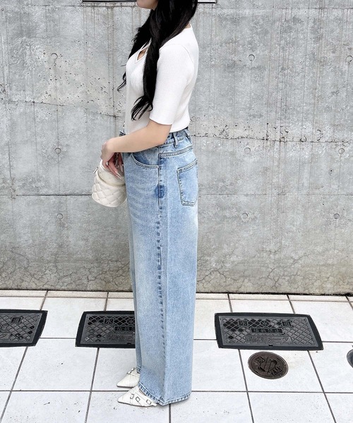 INGNI（イング）の「オーロララインストーン付デニムパンツ（デニムパンツ・レディース・グレー/ブルー系その他/ブルー系その他3・M/S）」の19枚目の写真