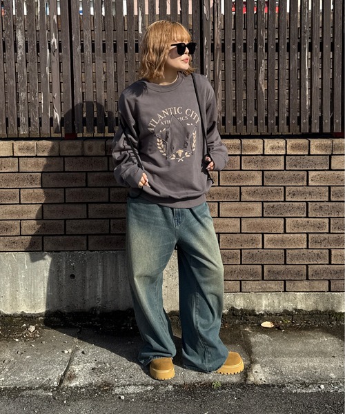 sedacle（セダクル）の「ショルダーボタンスウェット（スウェット・メンズ・チャコールグレー/グレー/アイボリー・LARGE/MEDIUM/SMALL）」の14枚目の写真