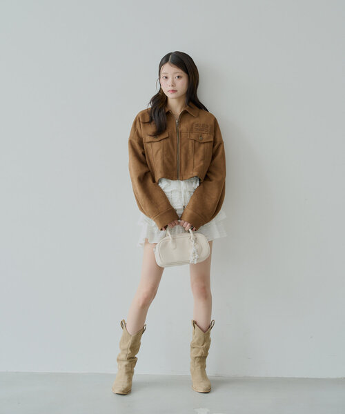 Chico（チコ）の「ハートチャーム付き横長ボストンバッグ（ボストンバッグ・レディース・ブラック/ベージュ系その他/アイボリー・FREE）」の10枚目の写真