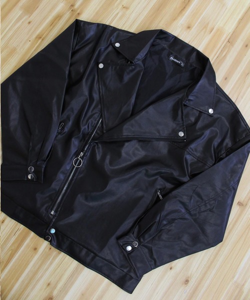 2025】PU素材 ダブルライダースジャケット（ライダースジャケット